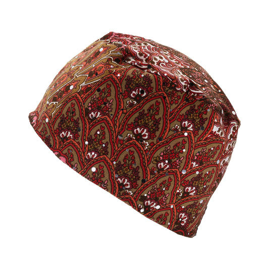 GLIDE PLUS Flat Hat // MONA Red Pink Brown